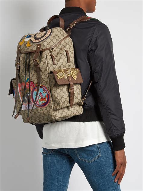 gucci give back|gucci backpack for men.